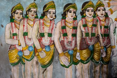 Peintures sur le mur d